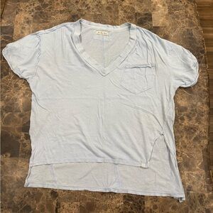 We The Free Soft Blue Top